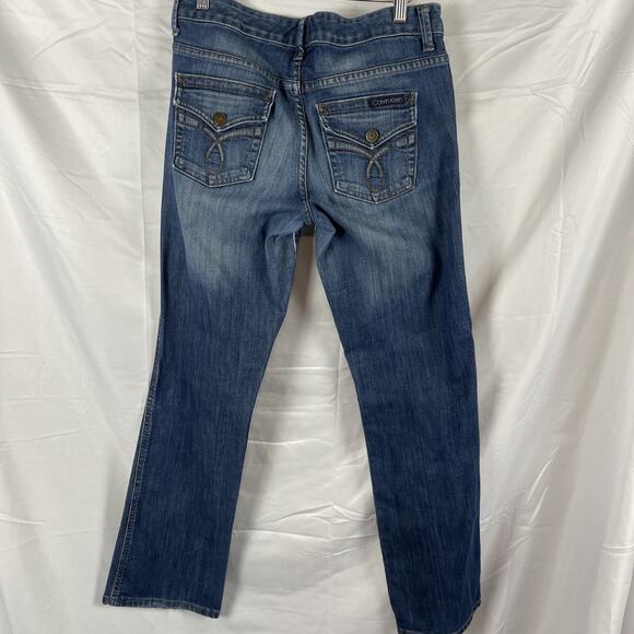 Calvin Klein Jeans 29/8 Button Butt Pockets Lean Boot. - Picture 1 of 12